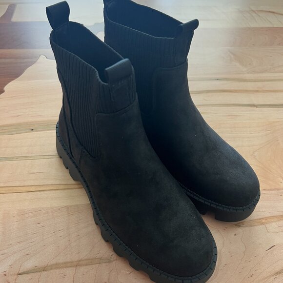 Bull Boxer Chelsea Boot - Black Faux Leather - Womens Size 6 - NEW - Picture 7 of 13